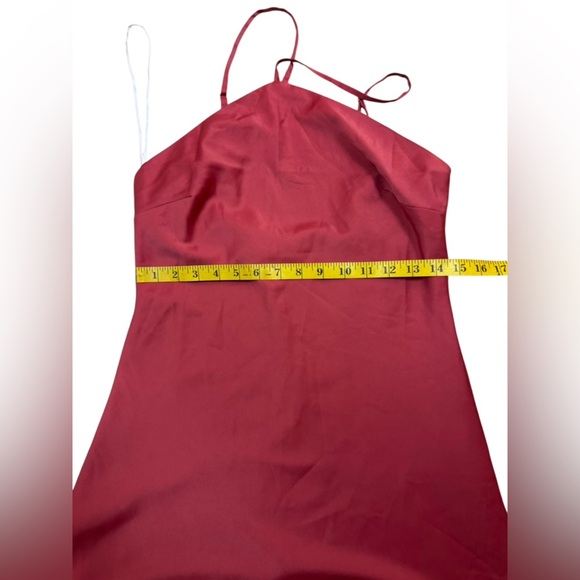 Lulu's Strappy Red Backless Dress Size Medium. E18 - Picture 11 of 13